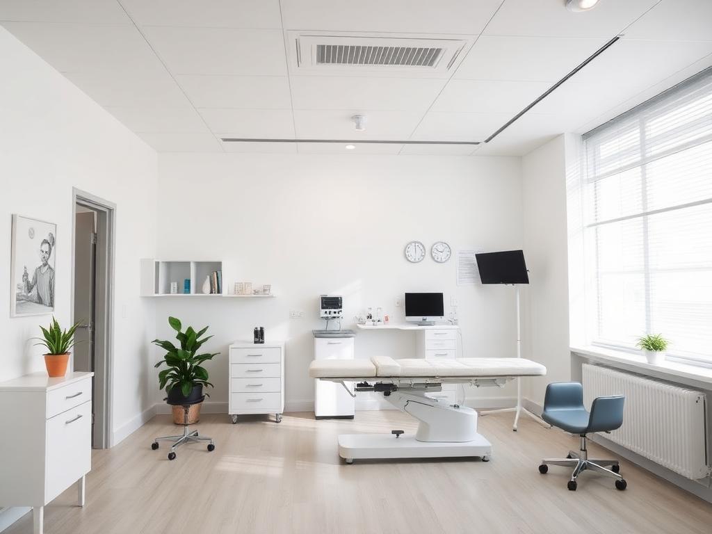 Sala de consulta moderna