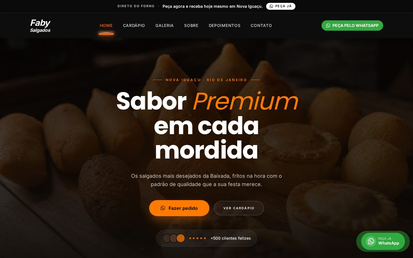 Site Faby Salgados