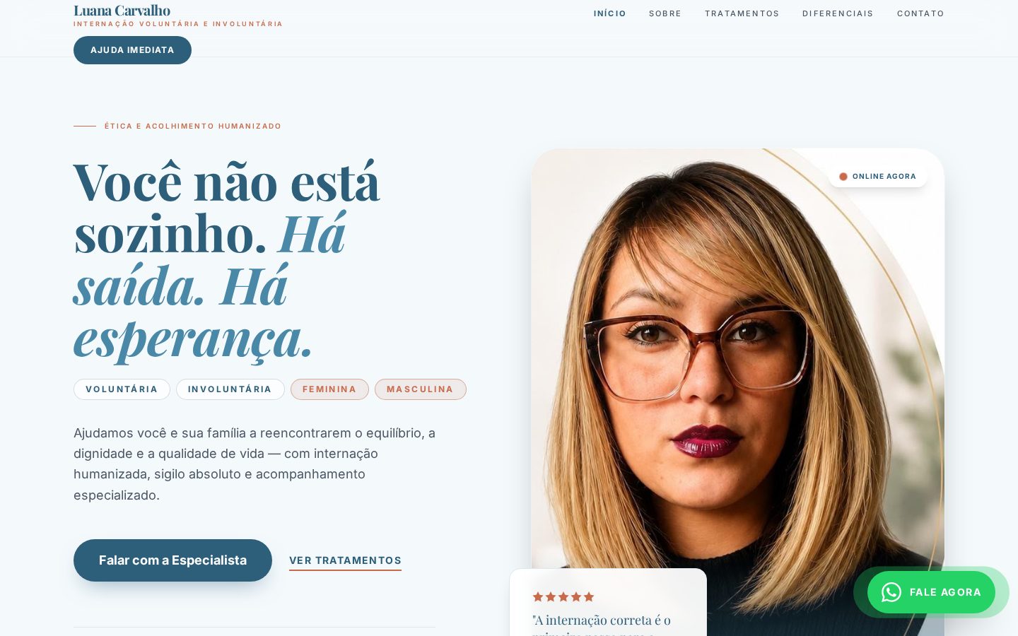 Site Luana Carvalho